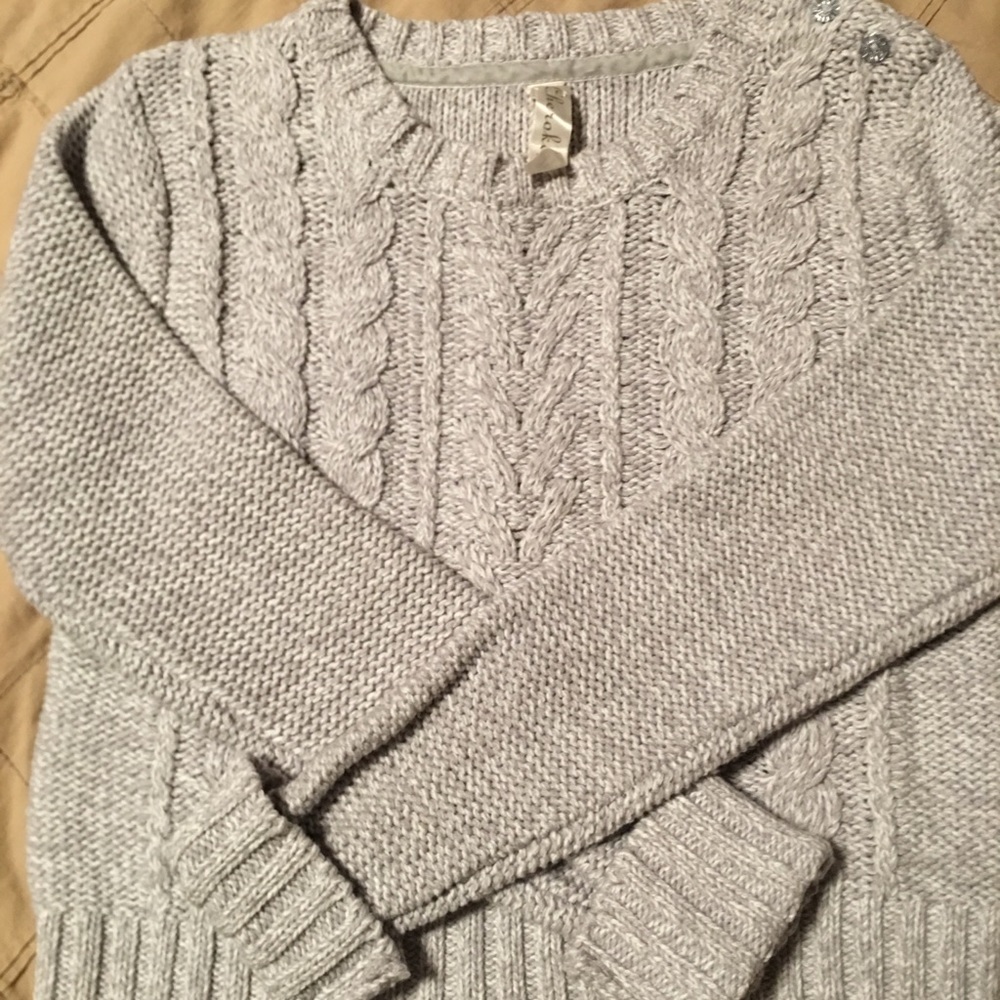Girls crop sweater